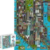 Bopster - Mappa della città di New York - Puzzle da 500 Anteprima dell’immagine prodotto 1