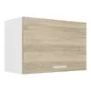 Esilo keuken bovenkastje 60 cm 1 deurwit, eik decor. Productafbeelding-voorbeeld 1