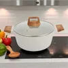 Marmortopf 28 cm mit Deckel Bergner BG-30643 Naturally Produktbild-Vorschau 7