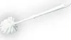 Brosse WC en plastique blanc rond Voir les images du produit 3