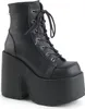 CAMEL-203 Damen Booties von DemoniaCult, Schwarz Matt , EU Produktbild-Vorschau 1