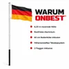 ONBEST Fahnenmast | mit Bodenhülse und Karabiner | 6,2 m | Produktbild-Vorschau 11