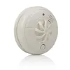 A white smoke detector is shown in a studio shot against a white background. Produktbild-Vorschau