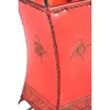 Orientálna lampa henna lampa marocká kožená lampa stolová Náhľad obrázku produktu 3