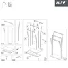 MSV 141430, 410 mm, 185 mm, 870 mm Productafbeelding-voorbeeld 6
