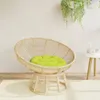 vidaXL Kissen Rund Knallgrün Ø 60x11 cm Oxford-Gewebe Produktbild-Vorschau 2