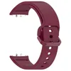 A burgundy watch strap is shown against a white background. Produktbild-Vorschau