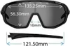 Tifosi Sledge Interchangeable Sonnenbrille Weiß,Schwarz Produktbild-Vorschau 3