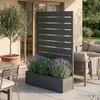 Fioriera con schermo protettivo "Heerde" WPC 150 x 90 x 38 Anteprima dell’immagine prodotto 1