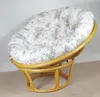 Rattan Papasan Sessel inkl. hochwertigen Polster, D 110 cm Produktbild-Vorschau 1
