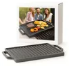 Gusseisen Pfanne Grillplatte rechteckig 40 x 20,5 cm massiv Produktbild-Vorschau 2