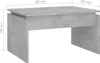 vidaXL Konferenčný stolík Concrete Grey 68x50x38 cm Drevo Náhľad obrázku produktu 7
