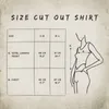 Top mit Cut Outs - Crop Top - Shirt - ärmellos - Blume des Produktbild-Vorschau 4