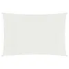 vidaXL Voile d'ombrage 160 g/m² blanc 3x5 m HDPE Voir les images du produit 14