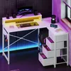Computertisch Schreibtisch Eckschreibtisch mit 4-stufigem Produktbild-Vorschau 2