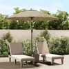 vidaXL Sonnenschirm mit Aluminium-Mast 270 cm Taupe -  Produktbild-Vorschau 3