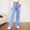 ASKSA Pantalon Femme Jeans Pantalon d'été Loose Fit Stretch Voir les images du produit 2