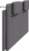 vidaXL Kopfteil-Kissen "Viana" Grau 200 cm Kunstleder Produktbild-Vorschau 6