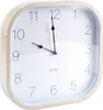 Quadratische Wanduhr aus Holz weiß 30cm Produktbild-Vorschau 1