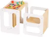 YORBAY Kindersitzgruppe Kindertisch 2 in 1 mit Sitzbank , Produktbild-Vorschau 1