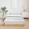 Rama łóżka przypodłogowego vidaXL, naturalna, 80 x 220 cm, Podgląd zdjęcia produktu 3