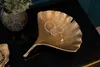 riess-ambiente Dekorative Schale GINKGO 35cm gold Metall Produktbild-Vorschau 3