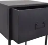 LOFT42 Djax Nachttisch mit Schublade - schwarz - Metall - Produktbild-Vorschau 2