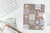 MuchoWow® Mauspad Mousepad Muster - Vintage - Braun - Produktbild-Vorschau 5