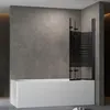 Duschabtrennung Faltbar Duschwand für Badewanne 140x140cm Produktbild-Vorschau 4