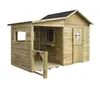 4iQ Holz-Kinder-Gartenhaus „Ela“ – 240×125×173 cm Spielhaus Produktbild-Vorschau 5