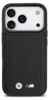 Étui MagSafe iPhone 17 Pro similicuir noir logo BMW métal Voir les images du produit 3