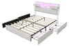 UnboxG Polsterbett 160x200 cm mit Stauraum,  LED & USB Produktbild-Vorschau 15