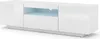 A white, modern TV stand with LED lighting. Náhled obrázku produktu