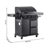 ALDI EXKLUSIV - LANDMANN Gasgrill COOL BLACK 4.1 maxX, Produktbild-Vorschau 6