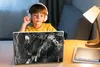 MuchoWow® Laptop Aufkleber Sticker Cover Marmor - Schwarz - Produktbild-Vorschau 3