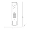 A line drawing of a radiator with dimensions indicated. Produktbild-Vorschau