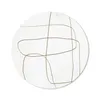 MuchoWow® Mauspad Mousepad Abstrakt - Weiß - Luxus 40x40 cm Produktbild-Vorschau 1