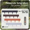 BOOGARDI Beeteinfassung Rattan-Optik · 8m Rasenkante Produktbild-Vorschau 7