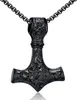 AFSTALR Wikinger Thors Hammer Halskette - Nordische Mjolnir Produktbild-Vorschau 1