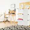 XINZI 6-boxová kombinovaná skriňa biela - DIY zásuvná Náhľad obrázku produktu 7