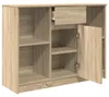 vidaXL Credenza con cassetto rovere Sonoma 101x35x76 cm Anteprima dell’immagine prodotto 5
