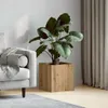 vidaXL květináč Artisan dub 40x40x40 cm materiál na bázi Náhled obrázku produktu 2