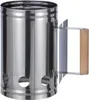 Premium Anzündkamin aus galvanisiertem Stahl für Holzkohle  Produktbild-Vorschau 1