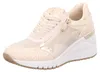 Scarpe da uomo Marco Tozzi, modello stringato, color beige, Anteprima dell’immagine prodotto 11