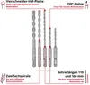 EINHELL SDS-Plus Hammerbohrer-Set, 265505, 5-10 mm, Produktbild-Vorschau 2
