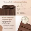 Floranica drevený okraj záhona 20 x 200 cm hnedý flexibilný Náhľad obrázku produktu 2