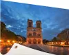 Gartenposter - 120x80 cm - Notre Dame stürmisch  - Modernes Produktbild-Vorschau 1