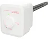 A white electric heating element with a threaded connection and a control dial is shown against a white background. Náhľad obrázku produktu