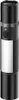 A studio product shot of a black and silver flashlight against a white background. Produktbild-Vorschau