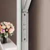 SONNI Specchio da bagno curvo bianco 80 x 40 x 3,5 cm Anteprima dell’immagine prodotto 3